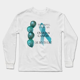 Ovarian Cancer Survivor Support Long Sleeve T-Shirt